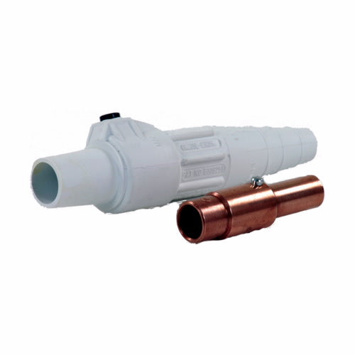 E-Z1018 Male Plug Double Set Screw #2 To 2/0White