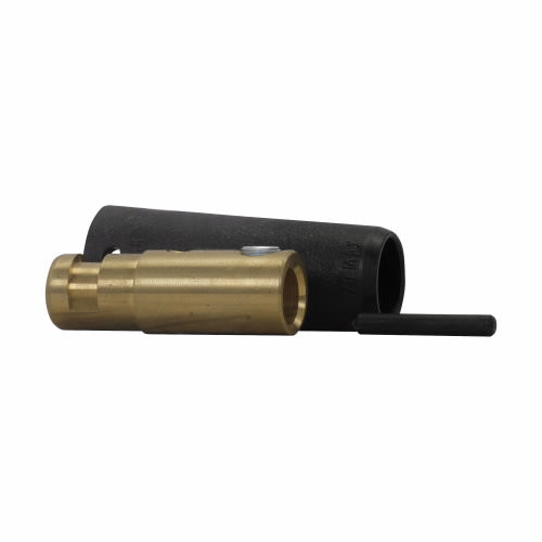 E1012 Male Plug Solder 3/0 To 4/0 Black