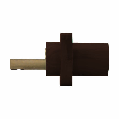 Insulated Male Receptacle Double Hole Busbar Black