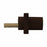 Insulated Male Receptacle Double Hole Busbar Black