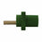 Panel Mount Receptacles, Double Hole Bus Bar, Male-Green