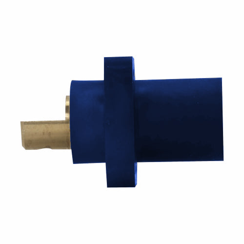 PNL MOUNT, 90 DEG, 16 SER, 1 Hole Busbar, Male, Blue,THD INS