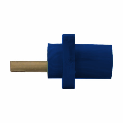 Insulated Male Receptacle Double Hole Busbar Blue