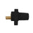 Insulated Female Receptacle Single Hole Busbar Black