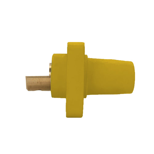 Insulated Female Receptacle Single Hole Busbar Yellow