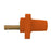 Panel Mount Receptacles, Double Hole Bus Bar, Female-Orange