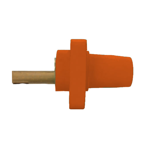 Panel Mount Receptacles, Double Hole Bus Bar, Female-Orange