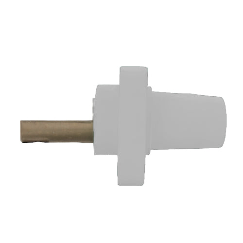 Panel Mount Receptacles, Double Hole Bus Bar, Female-White