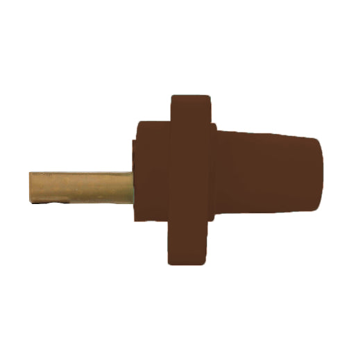 Panel Mount Receptacles, Double Hole Bus Bar, Female-Brown