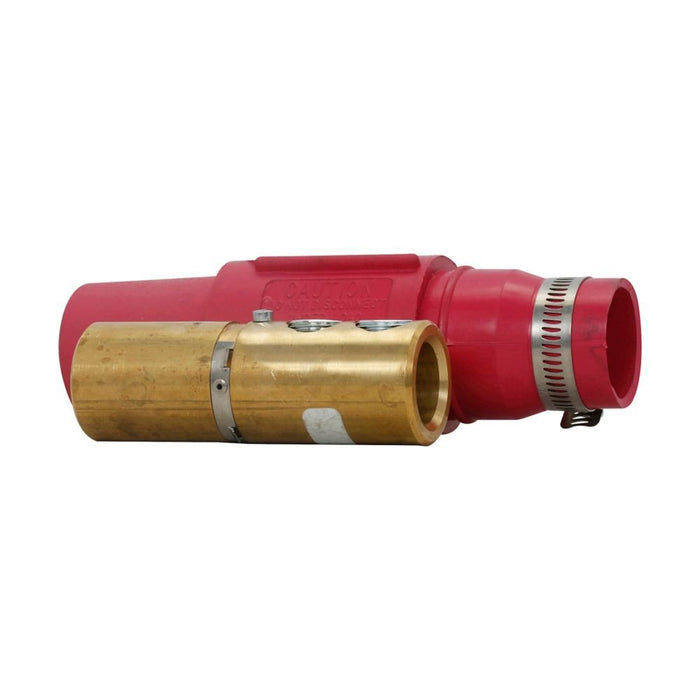 E1017 Female Plug Double Set Screw350-500MCM Blue