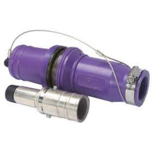 E1049 Male Plug 646MCM Crimp/Solder Purple