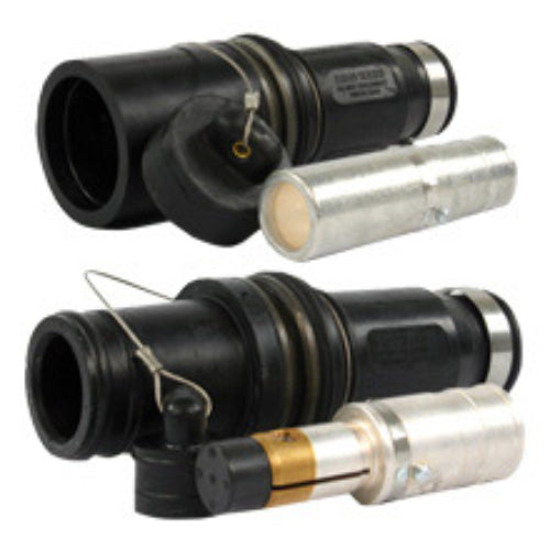 E1049 Male Plug 444MCM Crimp/Solder Black
