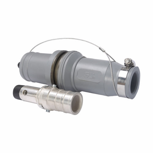 E1049 Male Plug 646MCM Crimp/Solder Gray