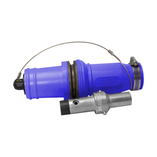 Roughneck Complete Male Standard Connector, 313 MCM, Blue