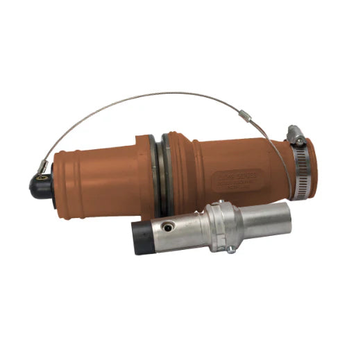 Roughneck Complete Male Standard Connector, 313 MCM, Brown