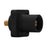 Insulated Male Receptacles - 3/4  Threaded Stud - Black