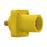 Insulated Male Receptacle Threaded Stud 3/4" Yellow