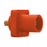 Insulated Male Receptacle Threaded Stud 3/4" Orange