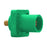 Insulated Male Receptacles - 3/4  Threaded Stud - Green