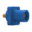 Insulated Male Receptacle Threaded Stud 3/4" Blue
