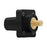 Insulated Female Receptacle Threaded Stud 3/4" Black