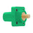 Insulated Female Receptacles - 3/4  Threaded Stud - Green