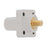 Insulated Female Receptacles - 3/4  Threaded Stud - White