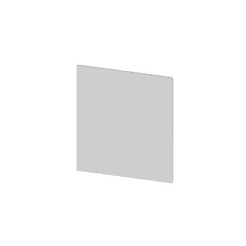 Saginaw Control & Engineering Bent Galvanized Subpanel, 21"H x 21"W x 0.88"D SCE-24P24GALV