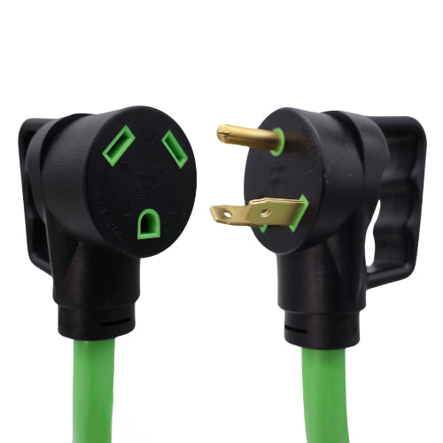 30A Extension Cord for RV/EV Straight Blade, 100 Feet Long