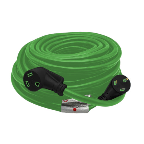 30A Extension Cord for RV/EV Straight Blade with Easy Grip