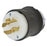 Hubbell 250 VAC Black, White Industrial grade Locking Device