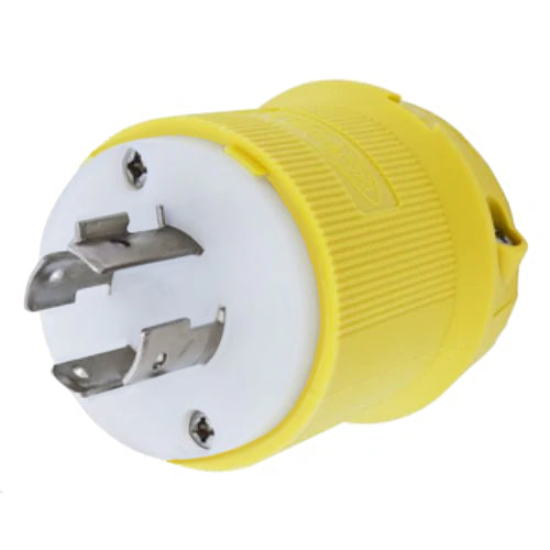 Hubbell 125 VAC Yellow Marine grade Locking Device
