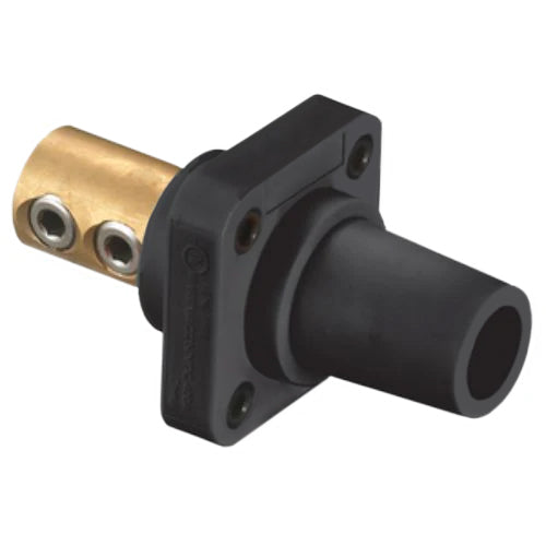 Hubbell Wiring Device-Kellems Series 16 Single Pole 400Amp DSS Receptacle, Female - Black Wire Connectors