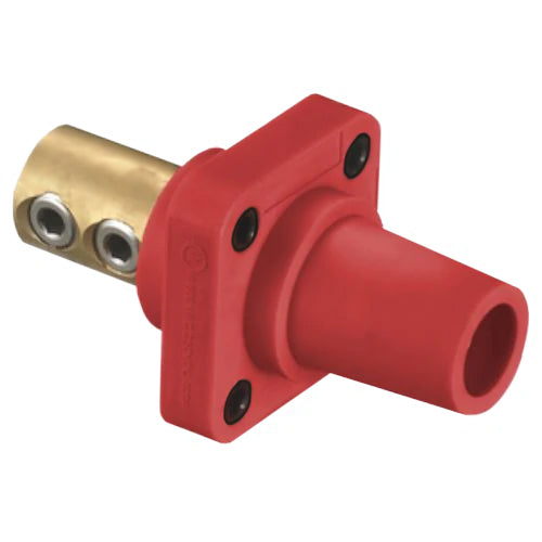 Hubbell Wiring Device-Kellems Series 16 Single Pole 400Amp DSS Receptacle, Female - Red Wire Connectors