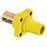 Hubbell Wiring Device-Kellems Series 16 Single Pole 400Amp DSS Receptacle, Female - Yellow Wire Connectors
