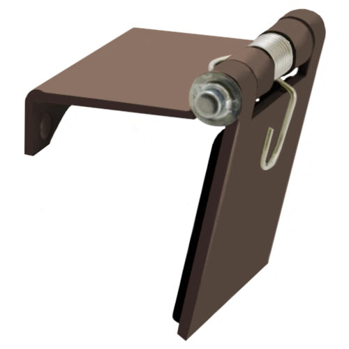 Hubbell Snap Back Covers, threaded mounting, Brown
