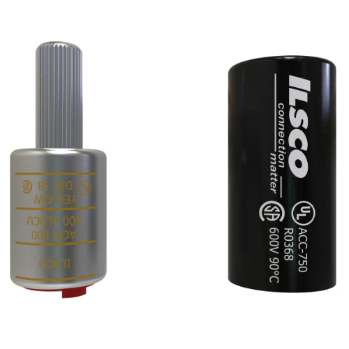 Ilsco Aluminum Compression Pin Adapter 600 MCM center pin