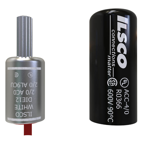 Ilsco Aluminum Compression Pin Adapter 600V 2/0 offset pin