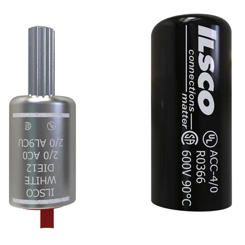Ilsco Aluminum Compression Pin Adapter 600V 2/0 offset pin