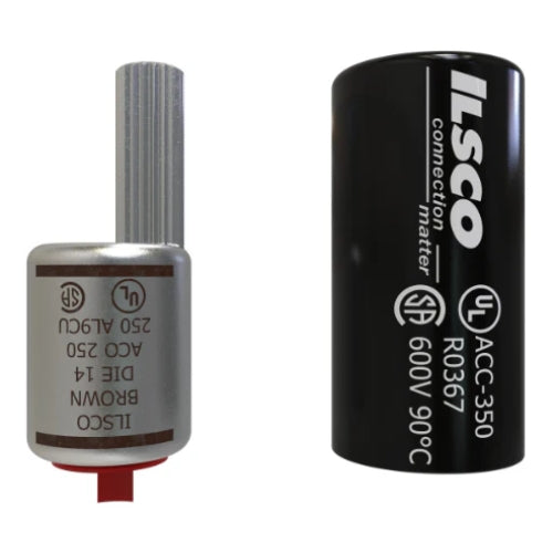 Ilsco Aluminum Compression Pin Adapter 250 MCM offset pin