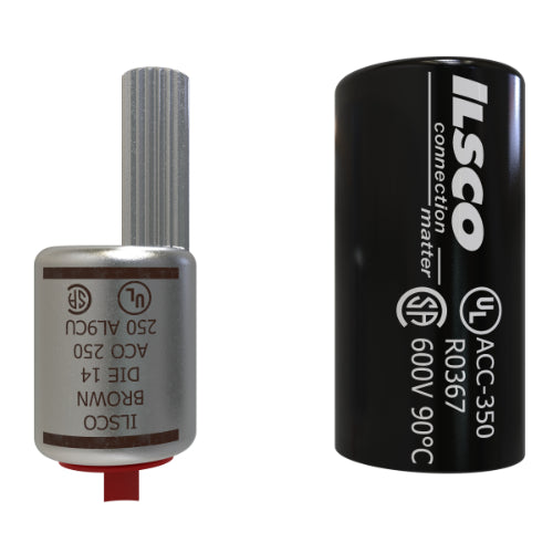 Ilsco Aluminum Compression Pin Adapter 250 MCM offset pin