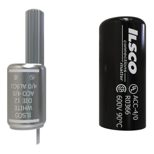 Ilsco Aluminum Compression Pin Adapter 600V 4/0 offset pin