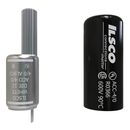 Ilsco Aluminum Compression Pin Adapter 600V 4/0 offset pin