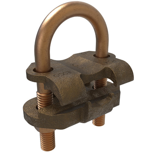 Bronze U Bolt 2/0 AWG- 4 SOL ULCSA, 1 Pipe Size