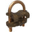 Bronze U Bolt 250 KCMIL-2/0 SOL ULCSA, 1-1/4 P Pipe Size