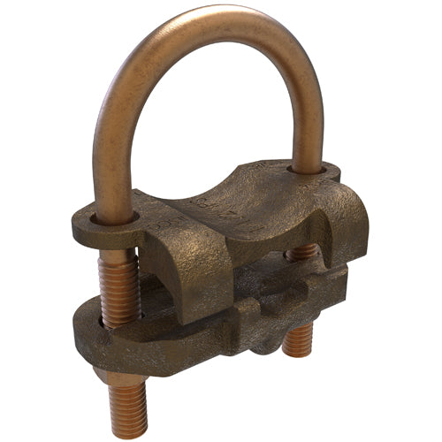Bronze U Bolt 2/0 AWG- 4 SOL ULCSA, 1-1/2 P Pipe Size