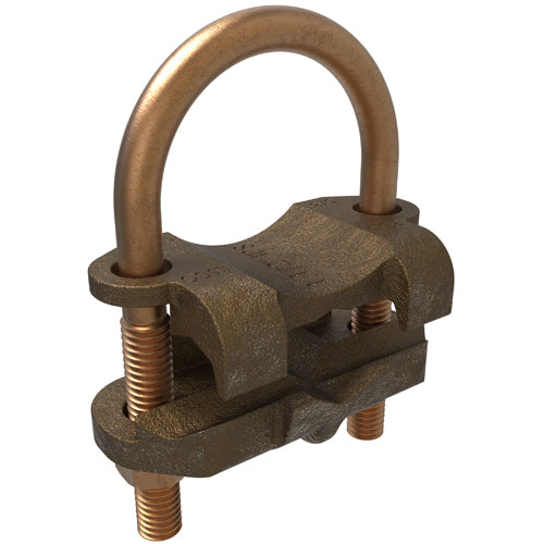 Bronze U Bolt 500 - 300 KCMIL ULCSA, 1-1/2 P Pipe Size