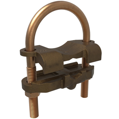 Bronze U Bolt 2/0 AWG- 4 SOL ULCSA, 2 Pipe Size