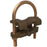 Bronze U Bolt 500 - 300 KCMIL ULCSA, 2 Pipe Size