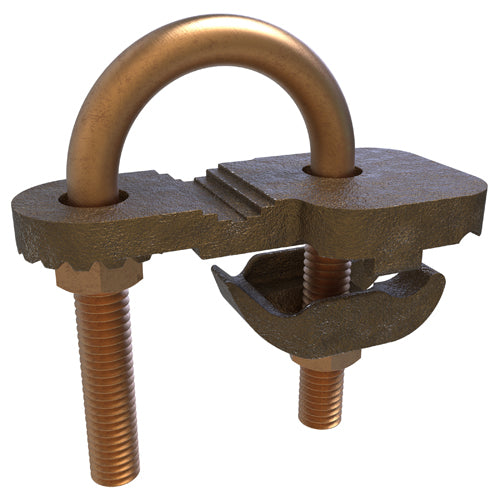 Bronze U Bolt 2/0 AWG- 4 SOL ULCSA, 2-1/2 Pipe Size
